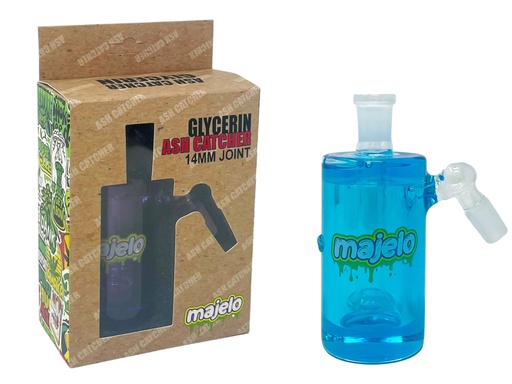 [MAJE-12058] MAJELO GLYCERIN ASH CATCHER 14MM JOINT ASSORTED COLORS