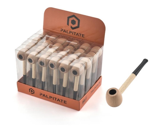 [PALP-20233] PALPITATE MINI WOOD PIPES #PI-033 BOX OF 24
