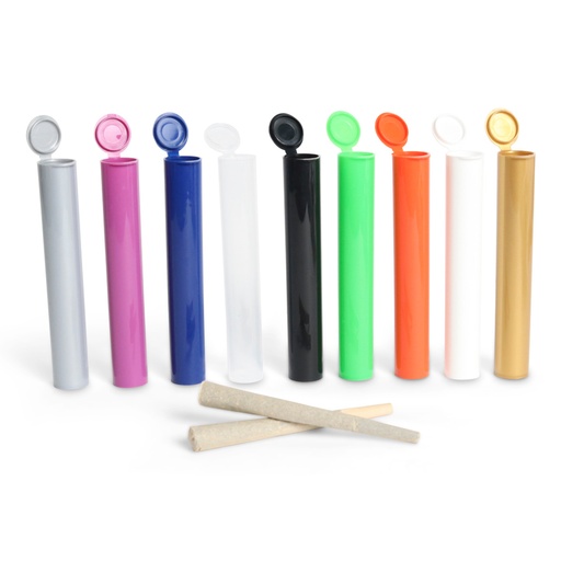 [PLAS-15693] PLASTIC J-TUBE 98MM EMPTY PRE-ROLLED TUBES BOX OF 1000