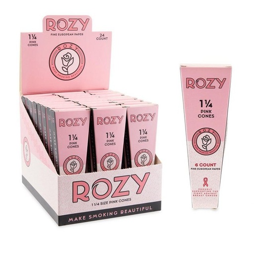 [ROZY-06199] ROZY 1 1/4 PINK CONES 6CT BOX OF 24