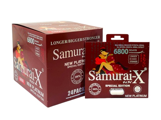 [SAMU-07227] SAMURAI X NEW PLATINUM SPECIAL EDITION 6800MG BOX OF 24