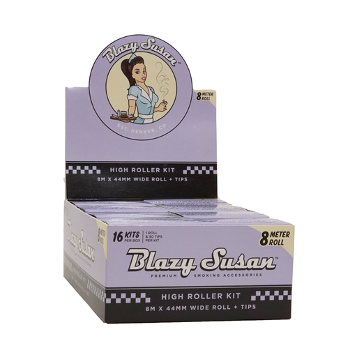 [Temp-HAM-001151] BLAZY SUSAN PURPLE HIGH ROLLER KIT 8 METERS BOX OF 16