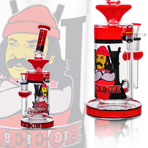 [Temp-HAM-001319] CHEECH CLASSIC HIGH TIME TUBE 12" GLASS WATER PIPE #CHE-358