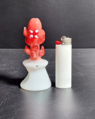[Temp-HAM-002145] GLASS HAND PIPE 4.5" #BSH09 ASSORTED COLORS