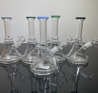 [Temp-HAM-002180] GLASS WATER PIPE 7.5" #BT1643 S ASSORTED COLORS