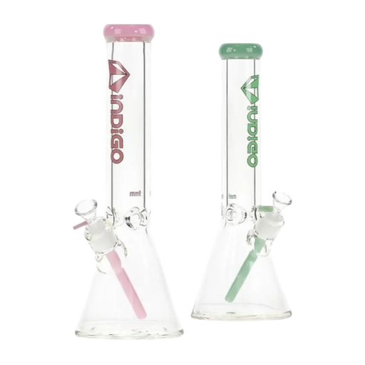[Temp-HAM-002540] INDIGO GLASS WATER PIPE ASSORTED COLORS