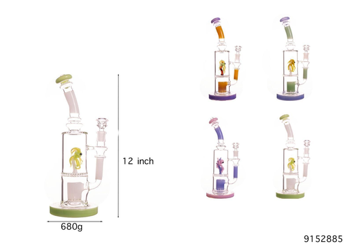 [Temp-HAM-002549] JELLY HIVE TOWER DESIGNS GLASS WATER PIPE #9152885
