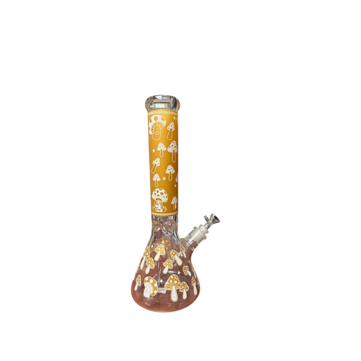 [Temp-HAM-003420] MUSHROOM 7MM MIX COLOR WATER PIPE 14” #1172022