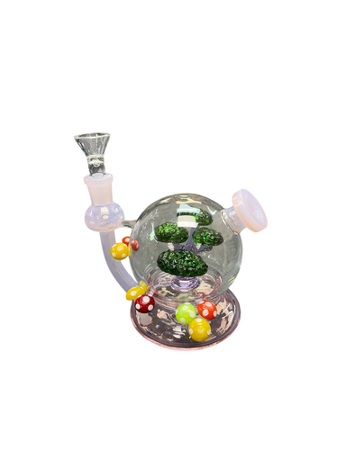 [Temp-HAM-003500] MYSTIC GROVE GLASS WATER PIPE #WCG30-0222 ASSORTED COLORS