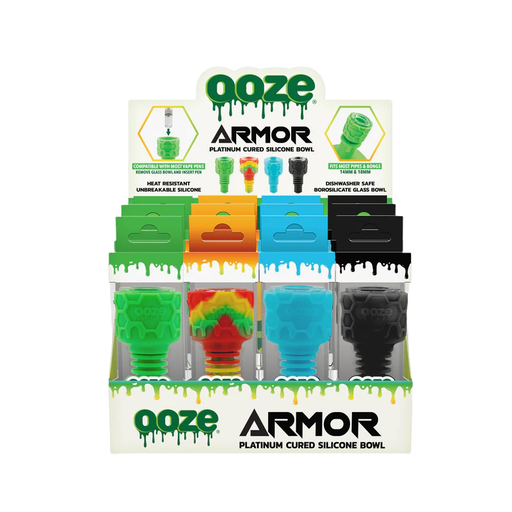 [Temp-HAM-003651] OOZE ARMOR PLATINUM CURED SILICONE BOWL BOX OF 12