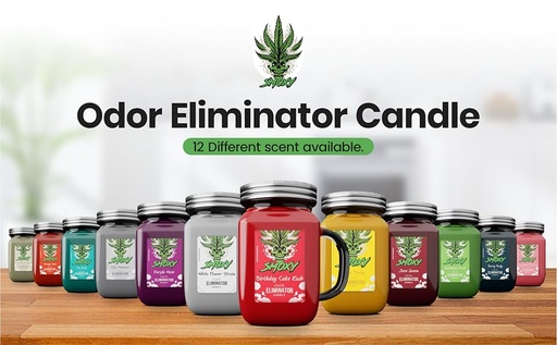 [Temp-HAM-004462] SMOXY ODOR ELIMINATOR CANDLES 16OZ ASSORTED SCENTS