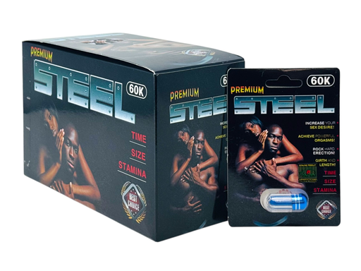 [Temp-HAM-004566] STEEL PREMIUM 60K ENHANCEMENT PILLS BOX OF 24