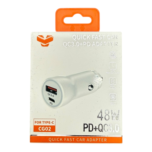[Temp-HAM-005027] VITOG 48W QUICK CAR ADAPTER TYPE C