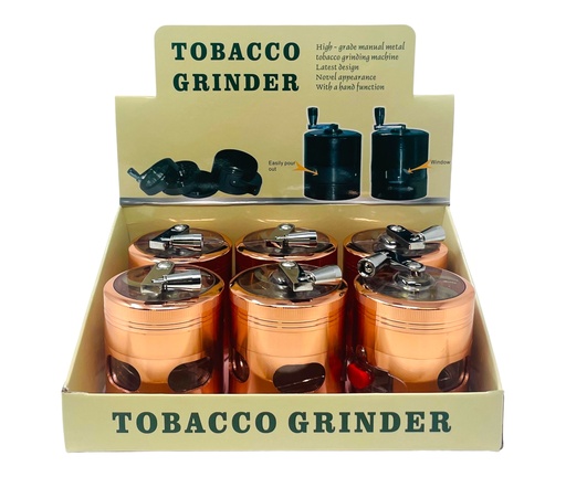 [TOBA-08161] TOBACCO GRINDER 4 PARTS #MD145SY BOX OF 6