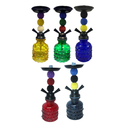 [ZEBR-24661] ZEBRA DISCO 2 HOSE HOOKAH ASSORTED COLORS