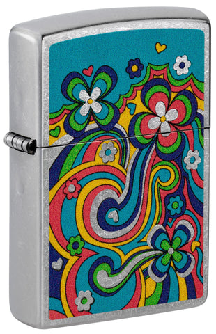 [ZIPP-09403] ZIPPO LIGHTER FLOWER POWER DESIGN 48579
