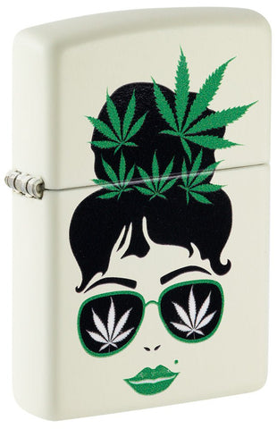 [ZIPP-09461] ZIPPO LIGHTER CANNABIS DESIGN 49837