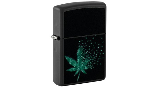 [ZIPP-13167] ZIPPO LIGHTER PIXEL CANNABIS DESIGN 48677