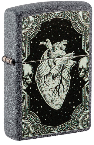 [ZIPP-18224] ZIPPO LIGHTER HEART DESIGN 48720