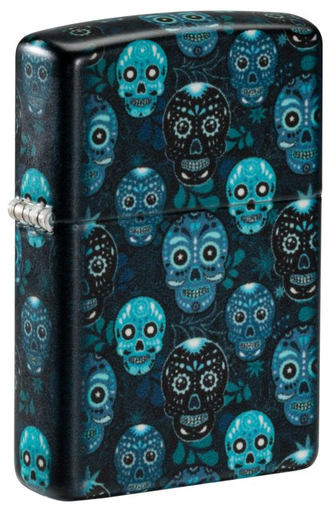 [ZIPP-26394] ZIPPO LIGHTER SUGAR SKULL DESIGN 46017