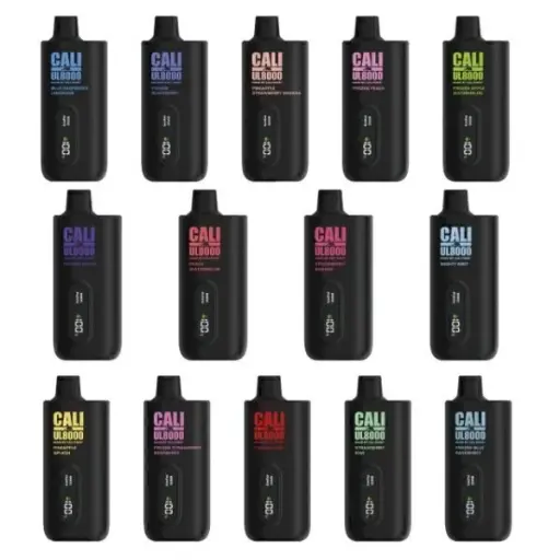 CALI UL8000 ZERO NICOTINE DISPOSABLE BOX OF 6