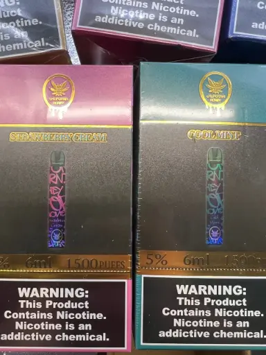 CALIFORNIA HONEY 5% DISPOSABLE 7000 PUFFS BOX OF 5