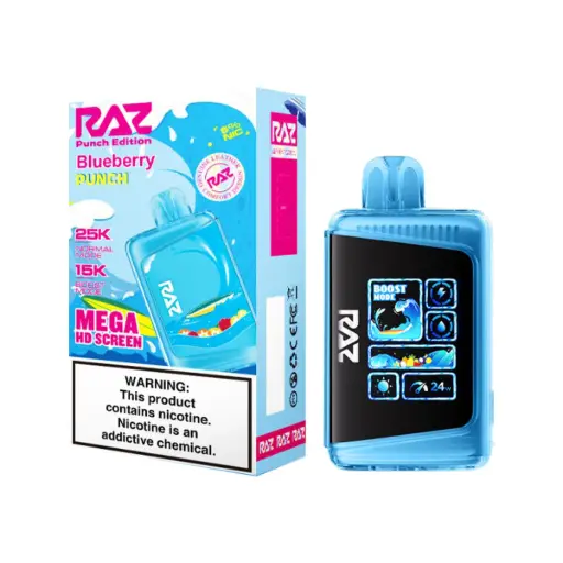 RAZ LTX 25K PUNCH EDITION 5% DISPOSABLE BOX OF 5