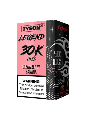 TYSON 2.0 LEGEND 5% DISPOSABLE 30000 PUFFS BOX OF 5