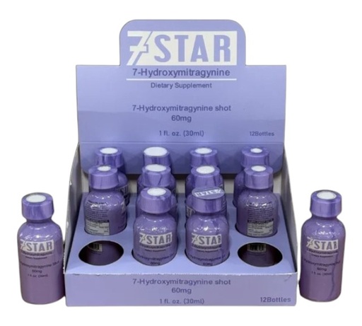 [TEMP-NEW-0000091] 7 STAR 60MG 7-HYDROXY SHOTS BOX OF 12