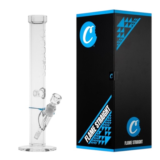 [TEMP-NEW-0000223] COOKIES FLAME STRAIGHT 17" GLASS WATER PIPE