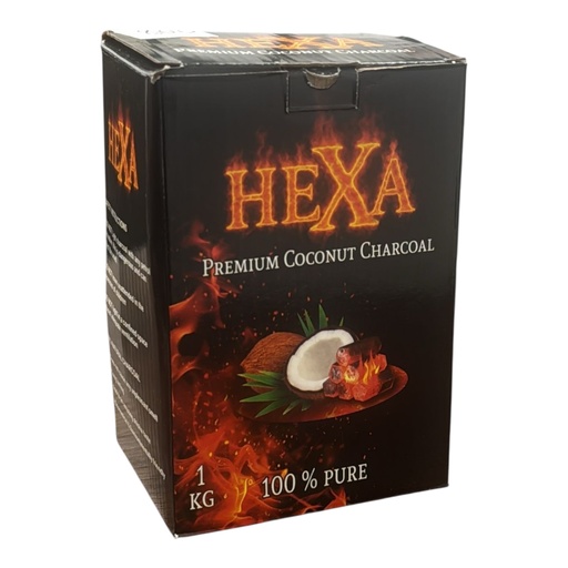 [TEMP-NEW-0000304] HEXA PREMIUM COCONUT CHARCOAL 1KG