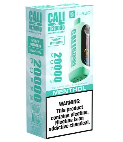 CALI UL20000 MINT SERIES 5% DISPOSABLE BOX OF 6