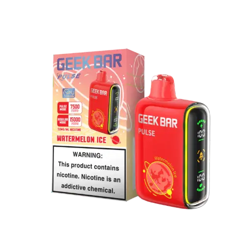 GEEK BAR PULSE 5% DISPOSABLE 15000 PUFFS BOX OF 5