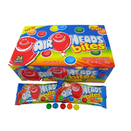 AIRHEADS BITES FRUIT 18 CT