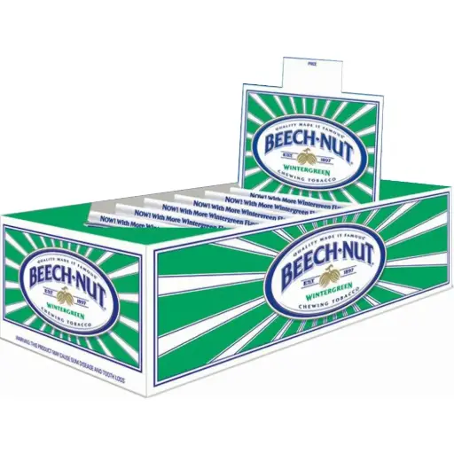 Beech-nut wintergreen tobacco pouches