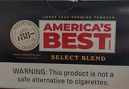 America's best Select blend tobacco pouches