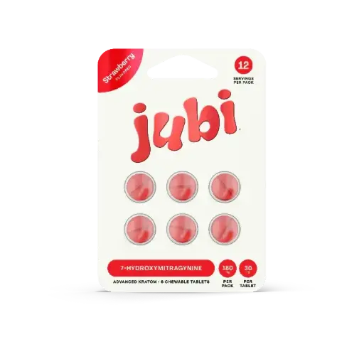 JUBI STRAWBERRY CHEWABLE TABLETS 10/1