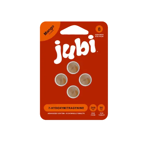 JUBI MANGO FLAVORED CHEWABLE TABLETS