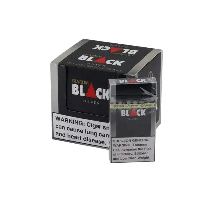 DJARUM BLACK SILVER (120 FILTERED CIGARS)