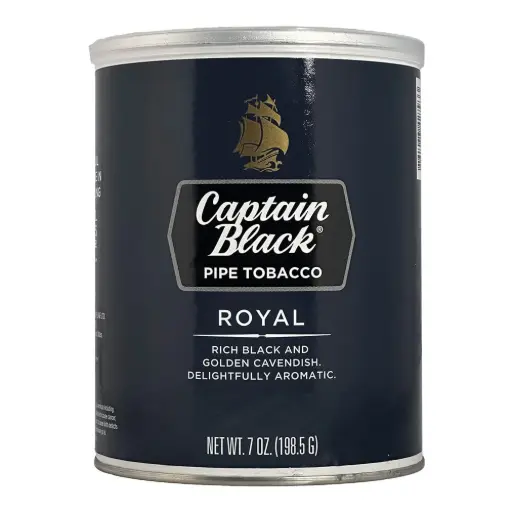 CAPTAIN BLACK PIPE TOBACCO ROYAL (TIN)