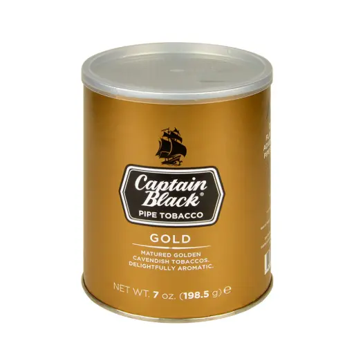 CAPTAIN BLACK PIPE TOBACCO GOLD (TIN)