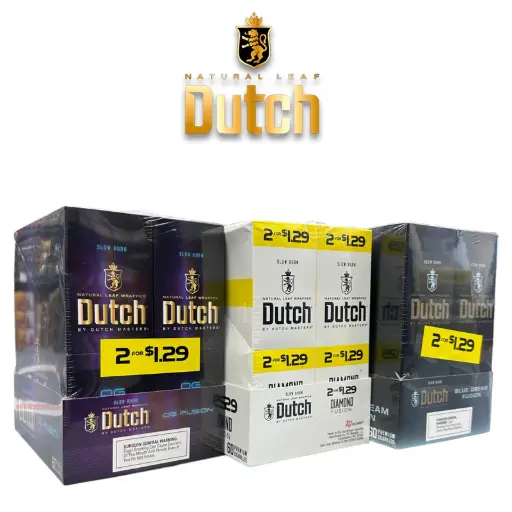 Dutch Natural Leaf Cigarillos 2 for 1.49$ (slow burn)