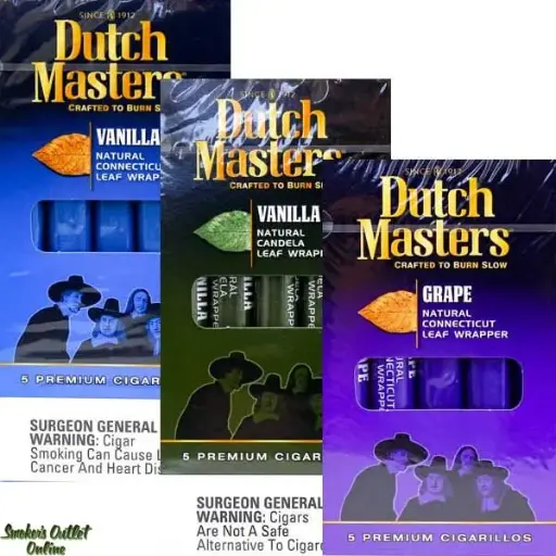 DUTCH MASTERS PREMIUM CIGARS, 5 Packs of 4