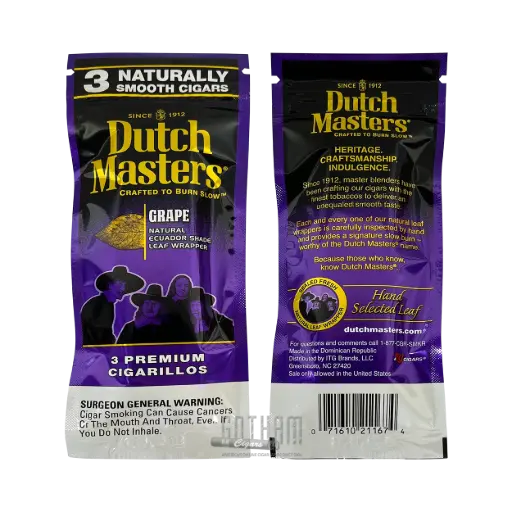 DUTCH MASTERS GRAPE 3 FOR $1.99
