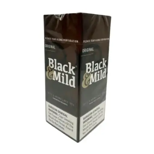 BLACK & MILD PLASTIC TIP UNPRICED 25CT