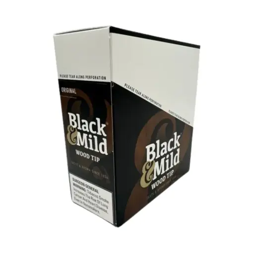 BLACK & MILD WOOD TIP TEN-5 PCKS