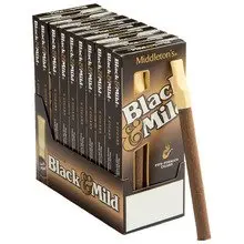BLACK & MILD PLASTIC TIP(ORIGINAL) TEN-5PCKS 