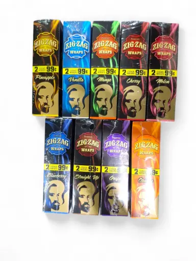 ZIG ZAG WRAPS PRICED 2 FOR 99C