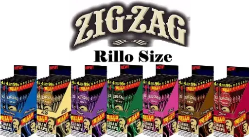 ZIG-ZAG RILLOSIZE WRAPS 4/99CENTS