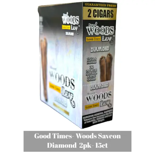 WOODS LEAF 2CIGAR UNP 30 premium RUSTIC CIGARS